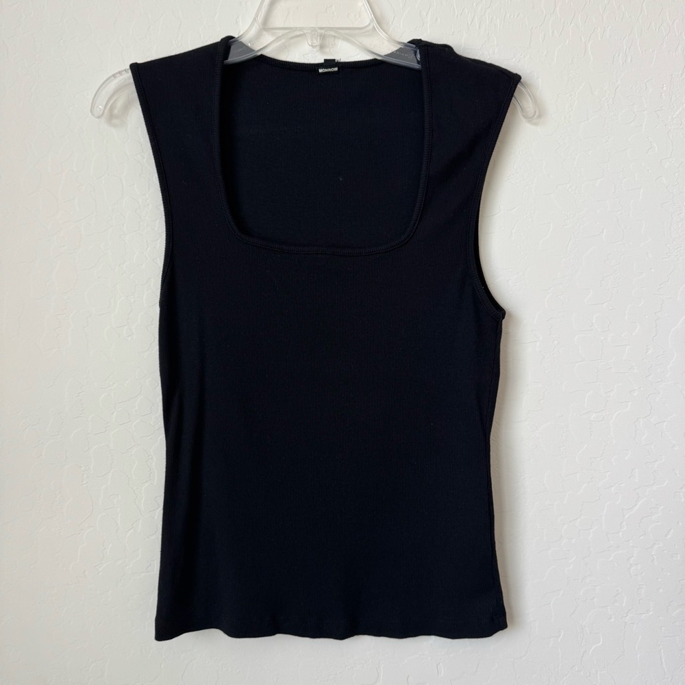 MONROW 90’s Rib Tank Black Medium
